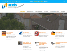 Tablet Screenshot of heris.com.tr